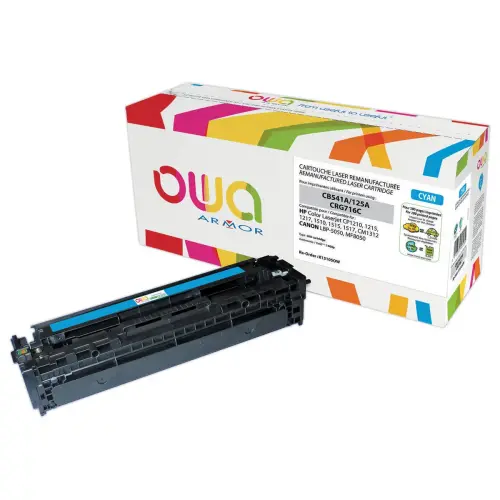 Lasercartridge HP 125A cyaan CB541A ARMOR compatibel