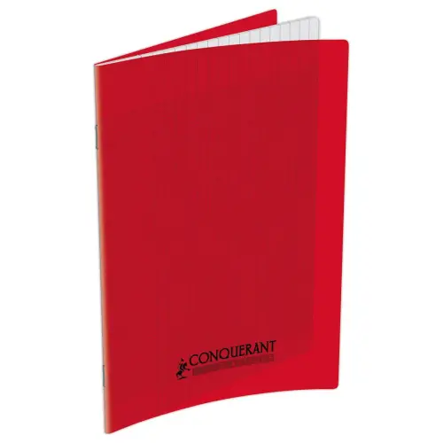 Polypropyleenschriftje met nietjes 48 blz. SEYES 170x220 90g rood