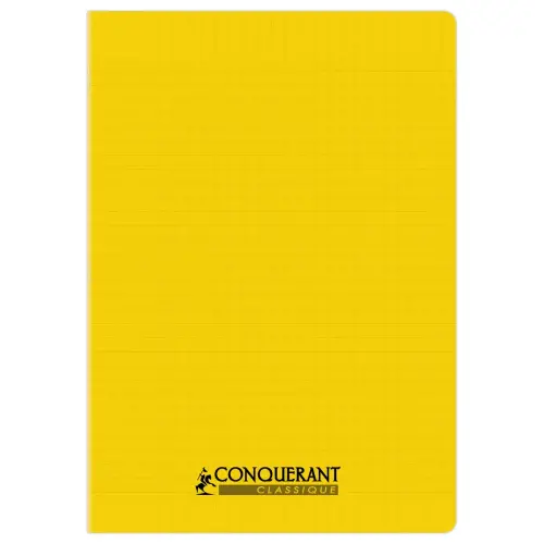 Polypropyleen schrift met stiksels 96 pagina's SEYES 210x297 90g geel