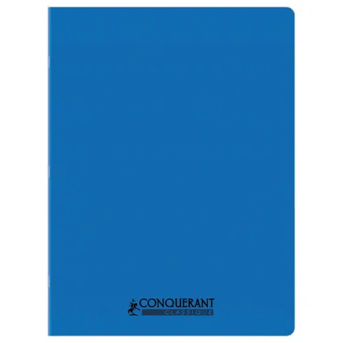 Polypropyleen schrift met nietjes 96 bladzijden SEYES 240x320 90g blauw 