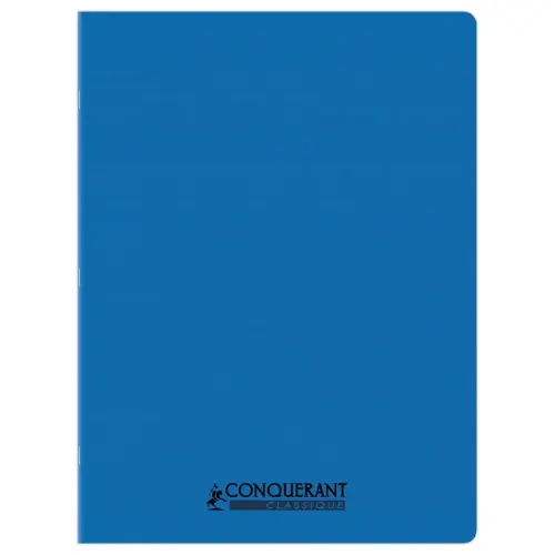 Polypropyleen schrift genaaid 48 bladzijden SEYES 240x320 90g blauw