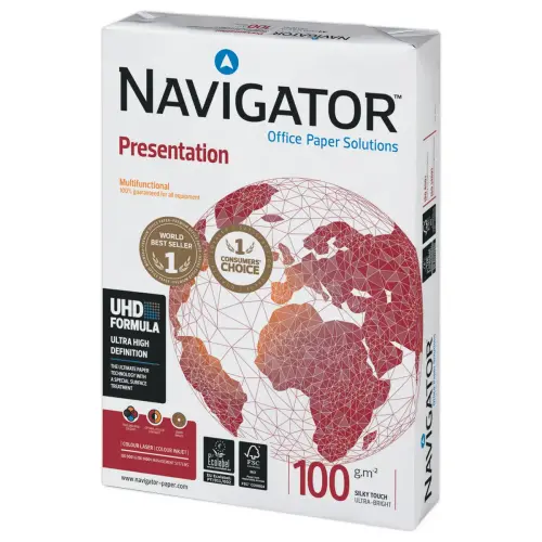 Pak wit papier NAVIGATOR Presentation -A4 - 100g