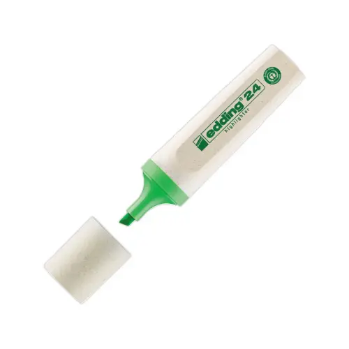 ECOLINE markeerstift E24 - Brede punt - Groen - EDDING