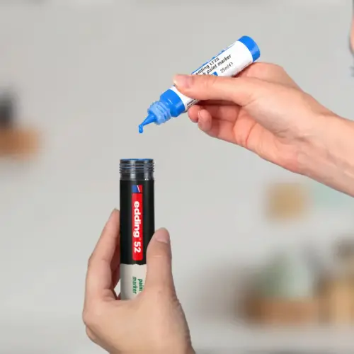 Navulling voor verfstift E50 - Blauw - EDDING