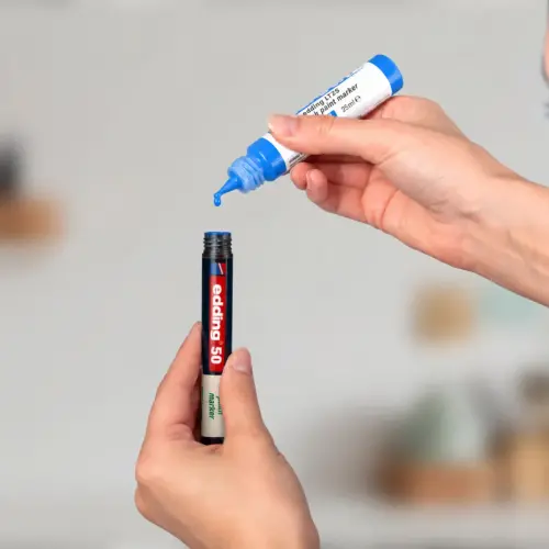 Navulling voor verfstift E50 - Blauw - EDDING