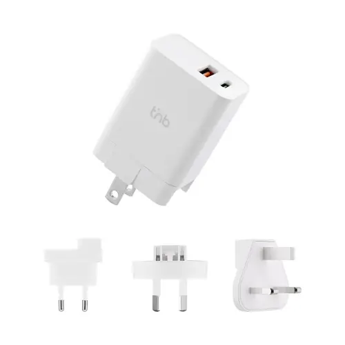 Internationale USB-netlader 20W
