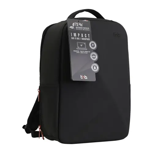 Rugzak 16" Impact hard shell zwart 