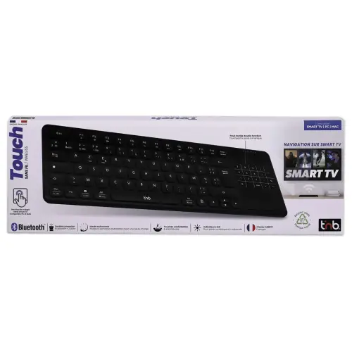 Draadloos oplaadbaar SLIM TOUCH-toetsenbord met geïntegreerd touchpad