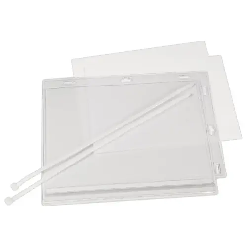 5 Waterdichte displayhoezen - A5 - Kabelbindersluiting - DURABLE