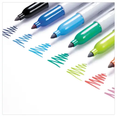 12 Permanente markers FINE - Kegelpunt 0,9 mm - SHARPIE
