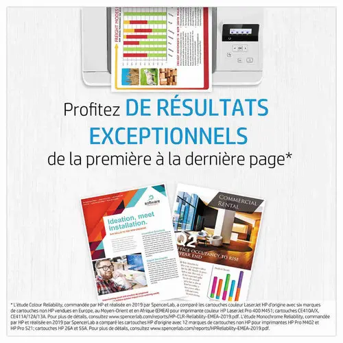 2 Toners HP 55X LaserJet - CE255XD - Zwart