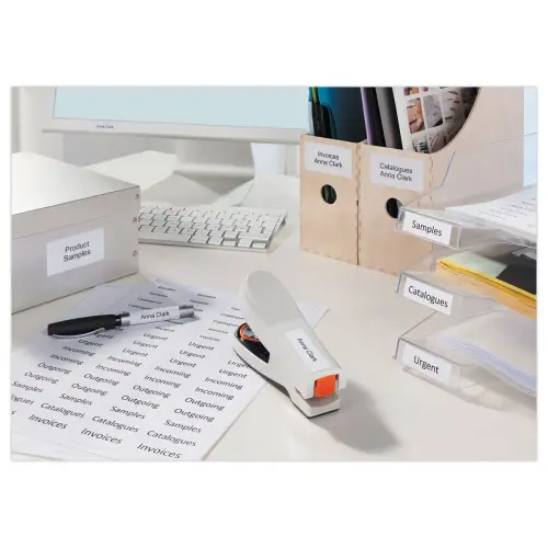 100 Vellen van 24 witte multifunctionele etiketten -70x35mm - AVERY