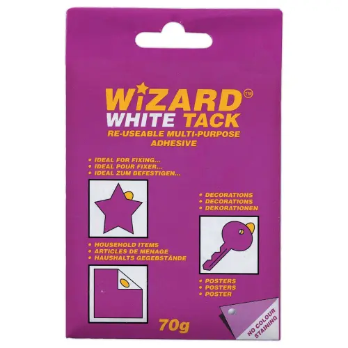 Etui met 78 witte kleefstrips