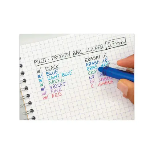 Balpen uitwisbare gel-inkt PILOT Frixion Clicker - intrekbaar