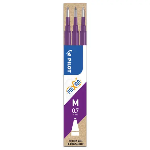 3 Navulling voor Frixion balpen - Violet - PILOT