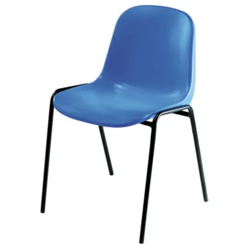 Kuipstoel Beta voor bezoekers of onthaal - Blauw