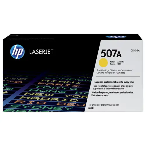 Lasercartridge HP507A Geel CE402A
