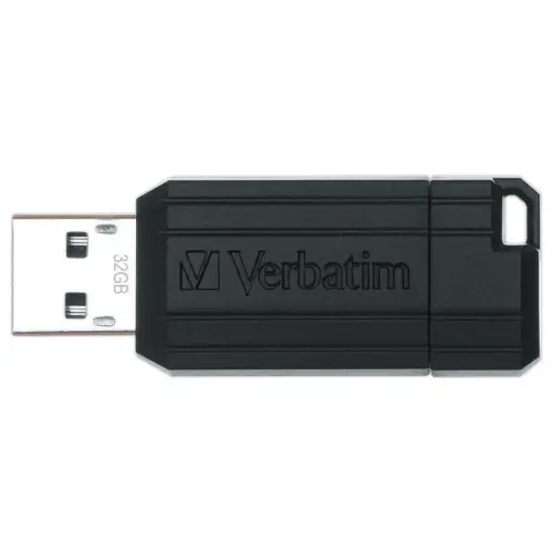 USB key intrekbaar VERBATIM Pin Stripe32GB
