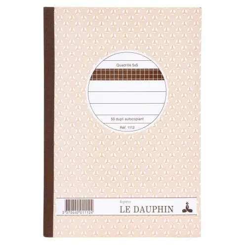 Zelfkopiërend papier Manifold geruit - 14,8 x 21 cm - LE DAUPHIN