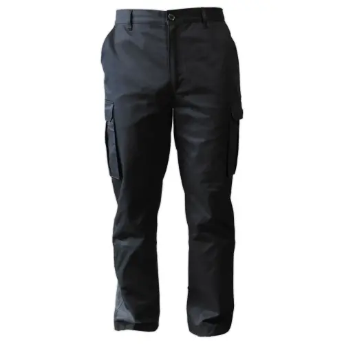 ZWARTE MULTIZAKKENBROEK VOOR HEREN MAAT 66 