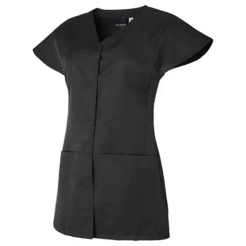 TUNIEK MET KORTE MOUWEN LILOU – ZWART – MAAT 6