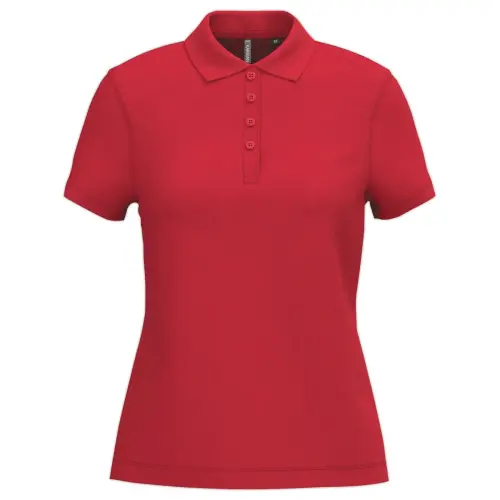 Damespolo - Korte mouwen - Maat 3XL - Rood