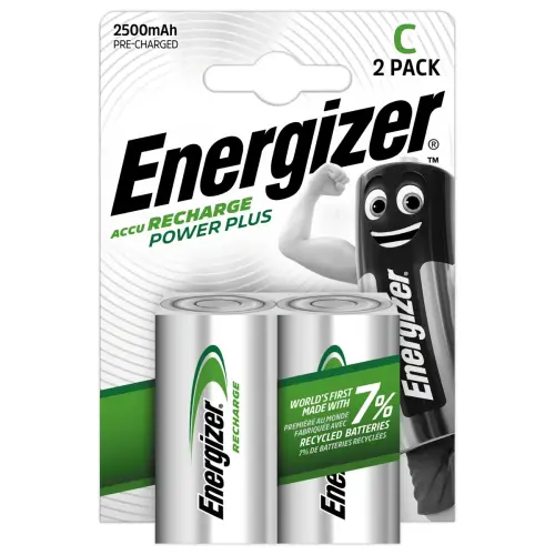 2 Herlaadbare batterijen ENERGIZER PowerPlus HR14 (C)