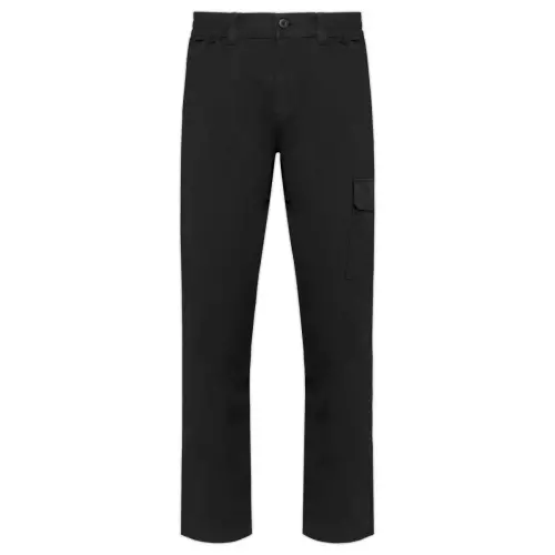 Katoenen broek - Stretch - Maat 60 - Zwart 