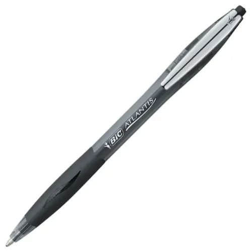 Navulbare balpen Atlantis Soft - Zwart - BIC