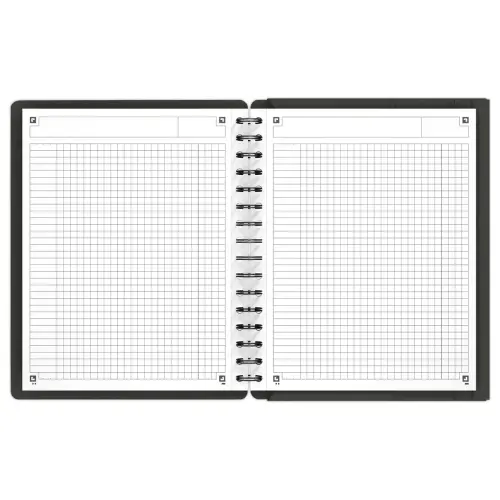 Spiraalschrift A5+ Meetingbook 160p met map - 5x5 - 160 p 