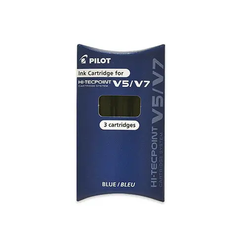 3  Navullingen voor navulbare Roller met naaldpunt PILOT V5/V7 