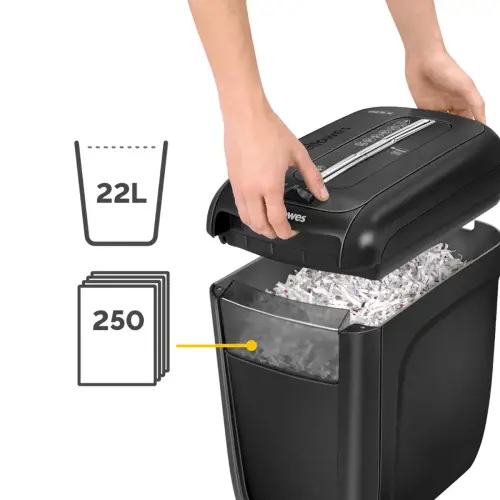 Papiervernietiger FELLOWES 60Cs 22L cross cut 10 vellen