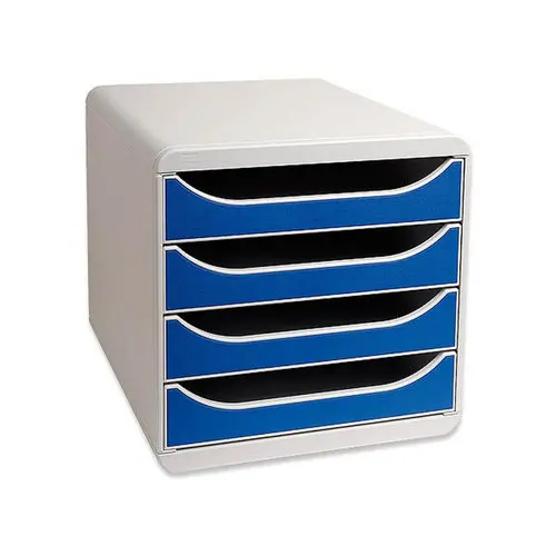 Klasseerblok 4 laden Big Box - blauw - EXACOMPTA