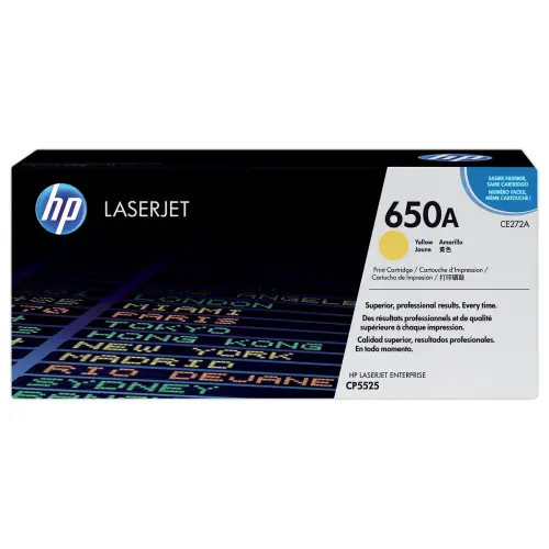 HP 650A CE272A gele toner 