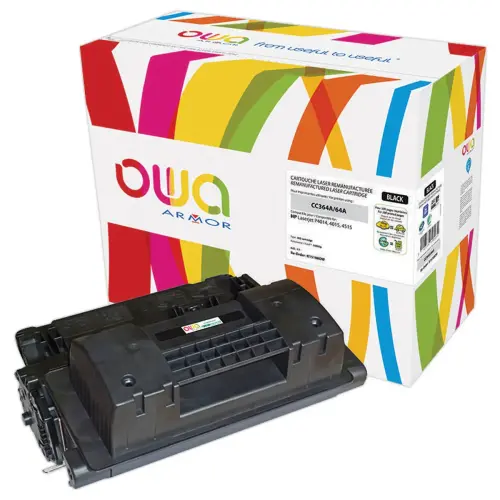 Lasercartridge HP64A Zwart CC364A compatibel ARMOR 