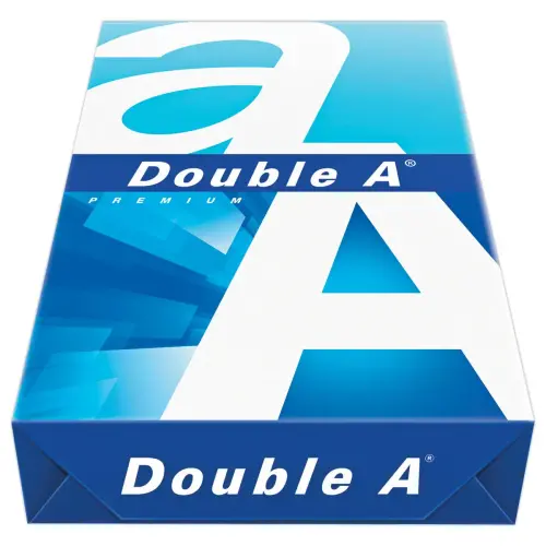 5 Pak van 500 vellen wit papier DOUBLE A- A4 80g