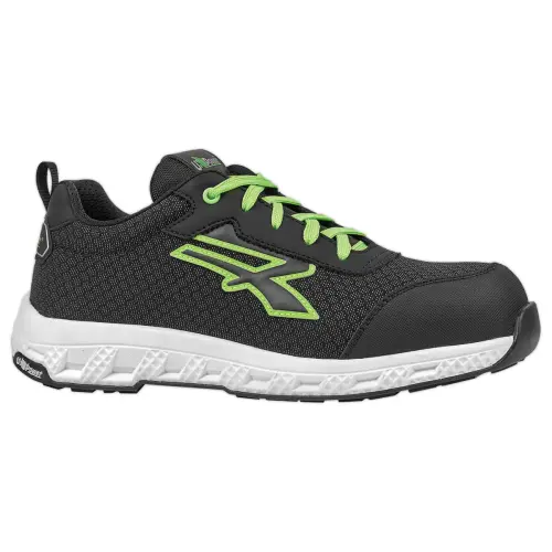 Paar VEILIGHEIDSSCHOENEN MITCH ESD S3S CI HI HRO FO SR - ZWART/GROEN Maat 48