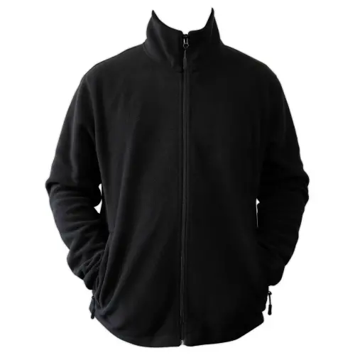 ZWARTE HEREN FLEECEVEST MAAT L