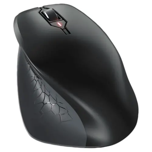 Ergonomische Stream Mouse Comfort muis - Draadloos - Zwart