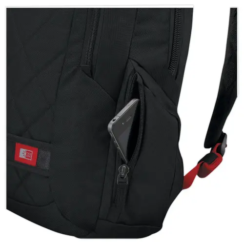 Nylon rugzak voor 14" laptop - zwarte kleur