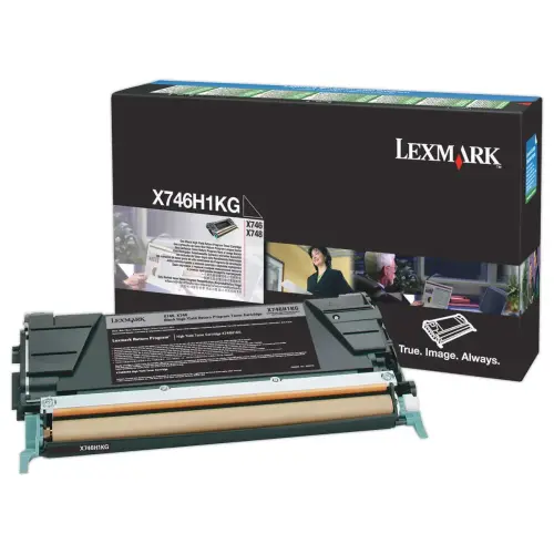 Toner LEXMARK zwart HC X746H1KG