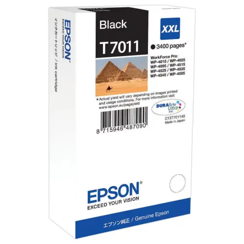 Epson T70114 zwarte cartridge 
