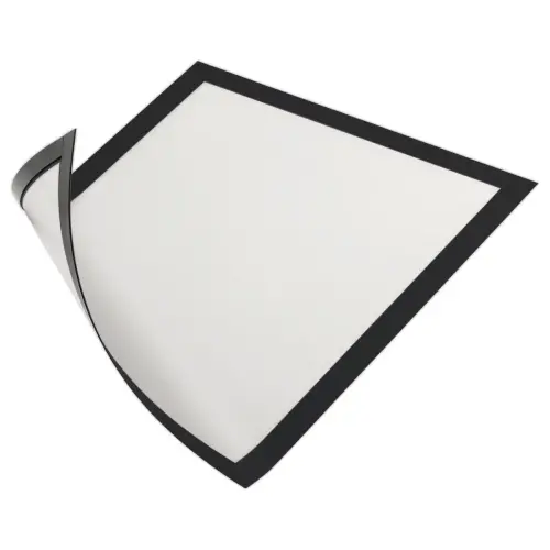 5 Uithanghoezen A4 MAGAFRAME magnetischeomlijsting zwart