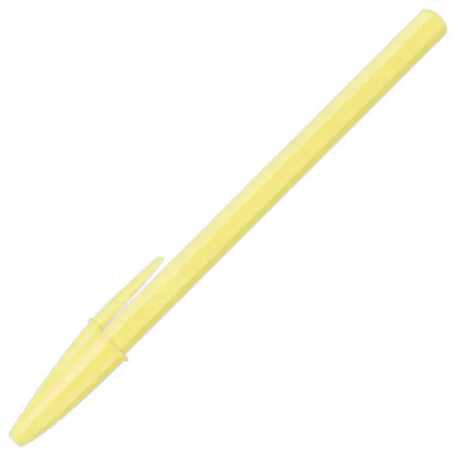 5 BIC Cristal balpennen - Medium punt 0,6 mm - Pastelkleuren