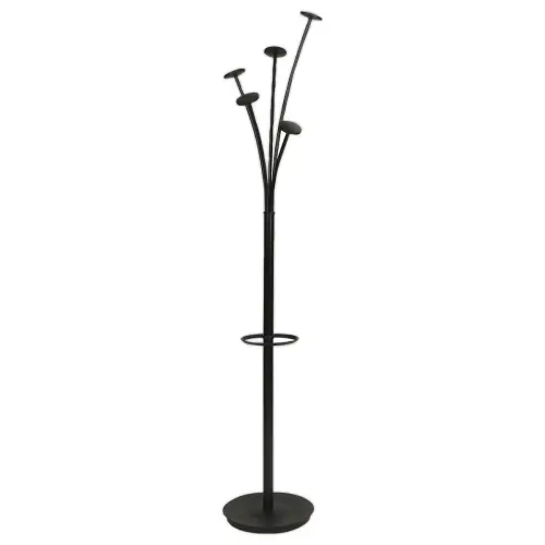 Kapstok Festy - 5 hangers - Zwart - ALBA 