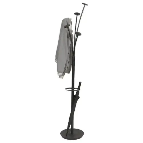 Kapstok Festy - 5 hangers - Zwart - ALBA 