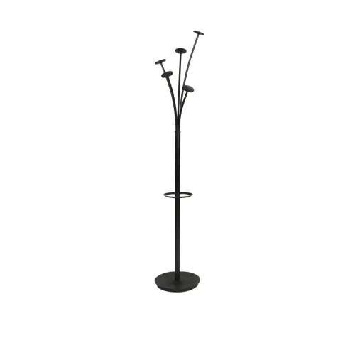 Kapstok Festy - 5 hangers - Zwart - ALBA 
