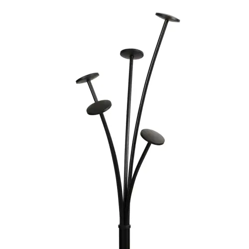 Kapstok Festy - 5 hangers - Zwart - ALBA 
