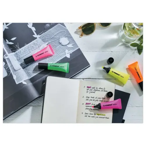 Markeerstift Neon - geel - STABILO