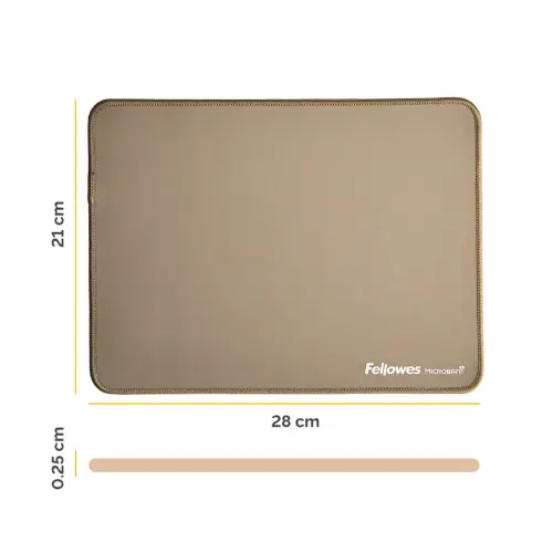 Breyta XL muismat - Zand - FELLOWES 